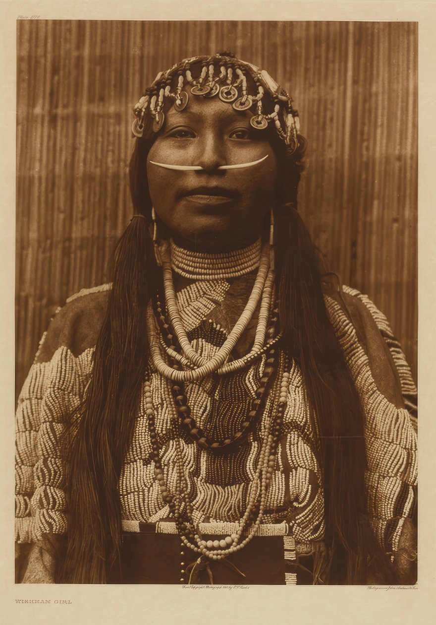 Wishham-pigen af Edward S. Curtis