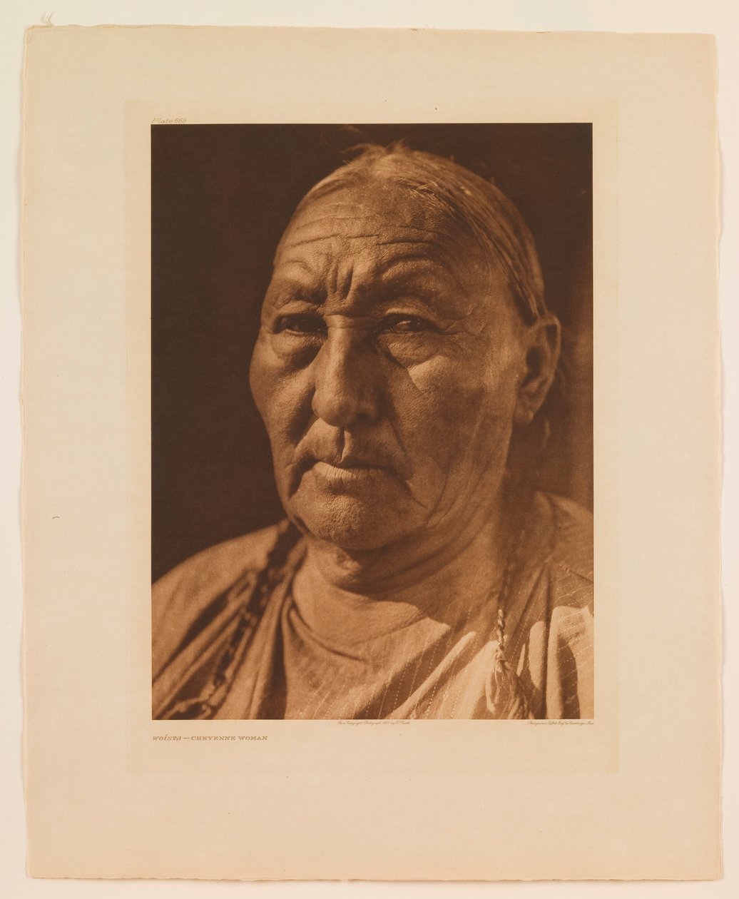 Woista - en cheyennekvinde af Edward S. Curtis