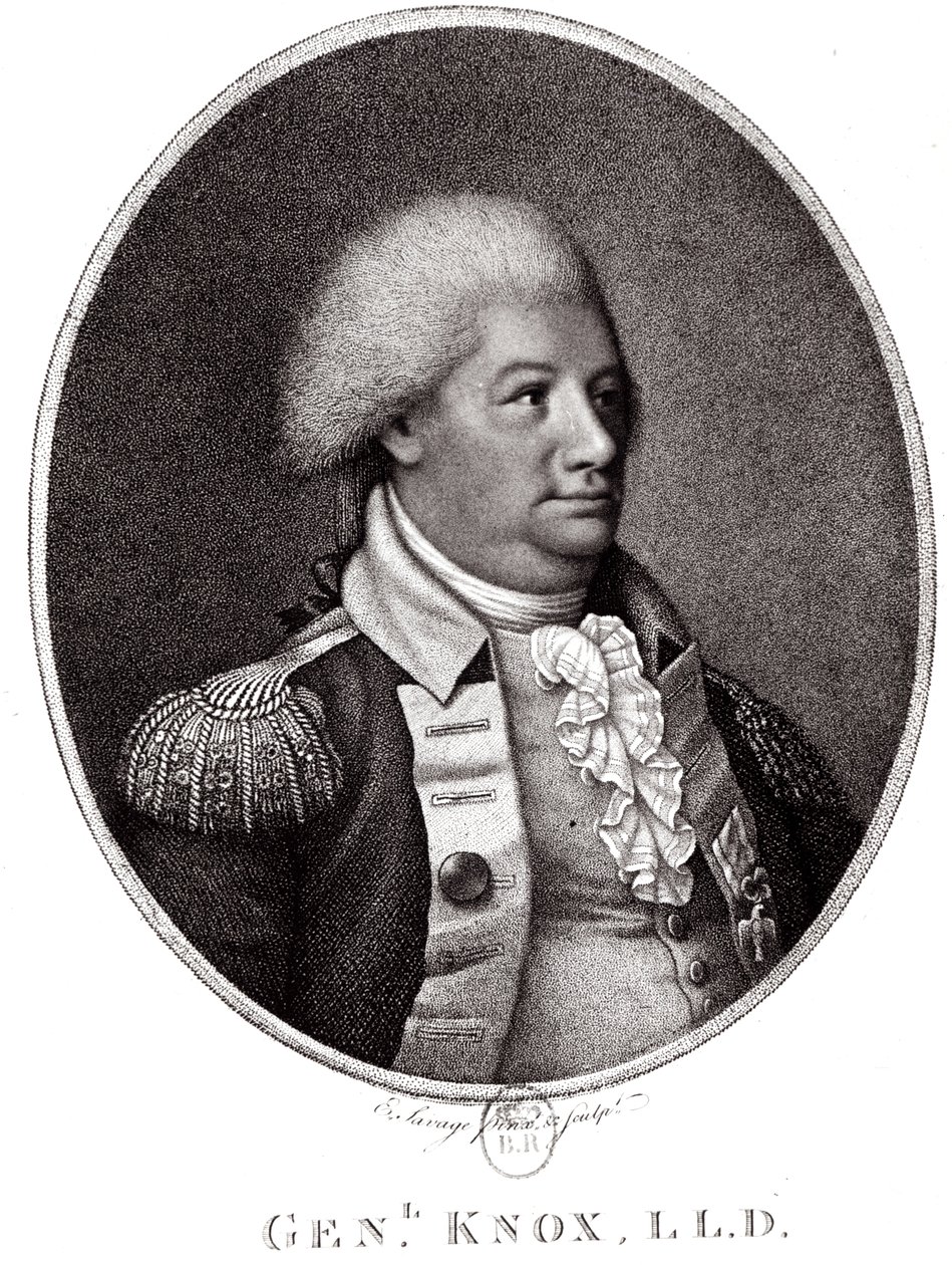 General Henry Knox (1750-1806) 1791 af Edward Savage