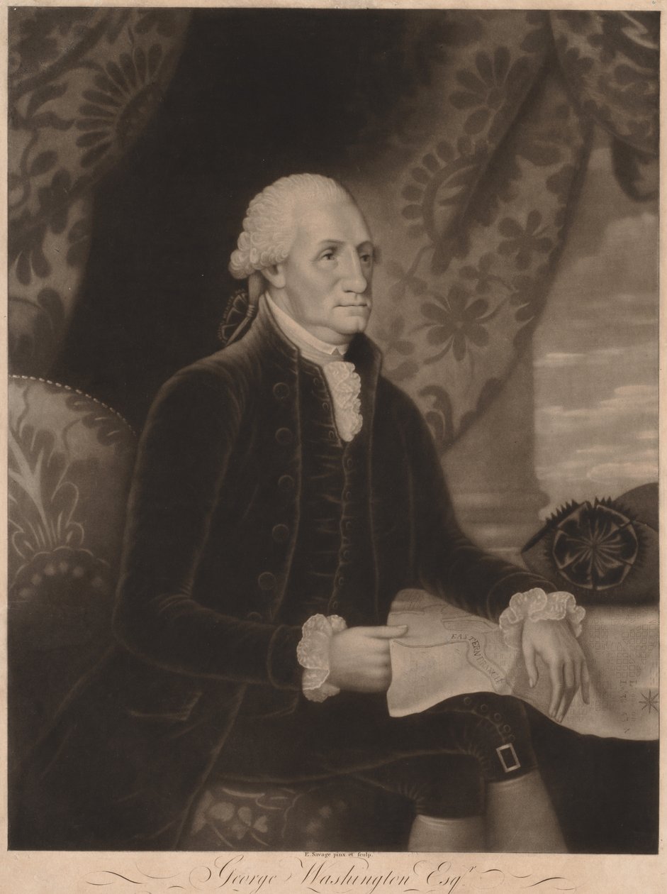 George Washington, 1793. af Edward Savage