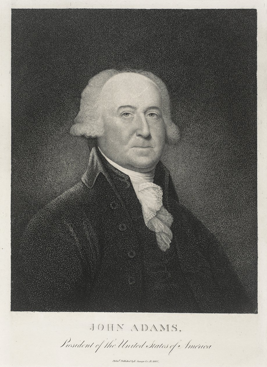 John Adams, anden præsident for USA af Edward Savage