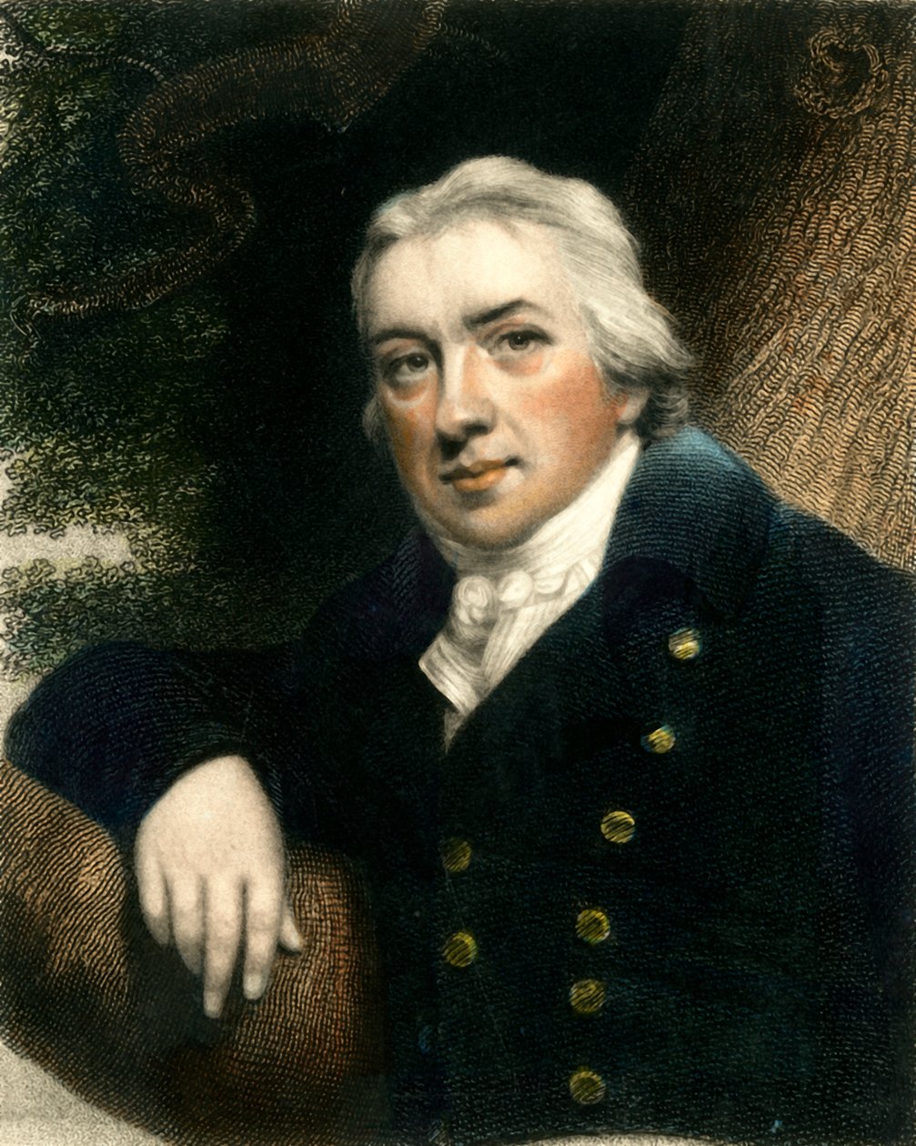 Edward Jenner, slutningen af det 18.-begyndelsen af det 19. århundrede, c1833. af Edward Scriven