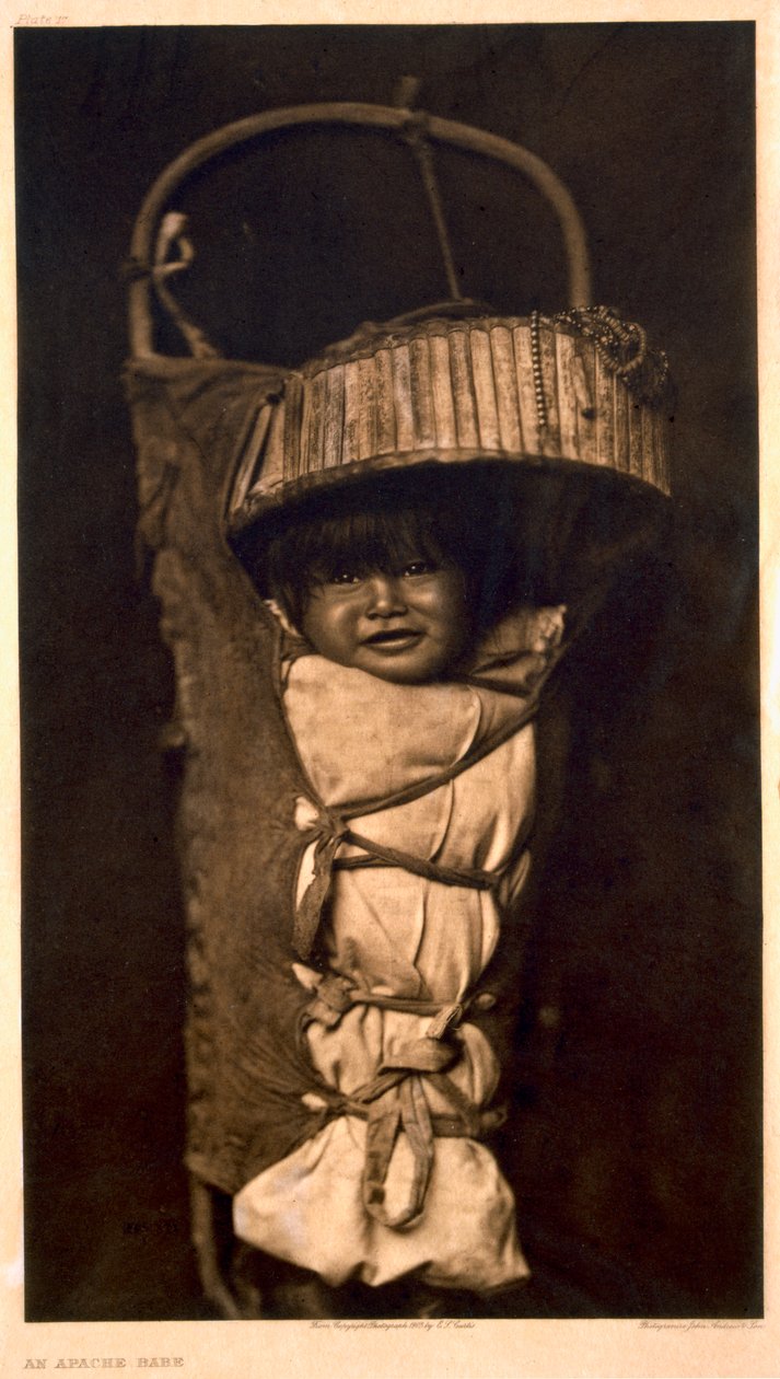 En Apache Babe af Edward Sheriff (after) Curtis