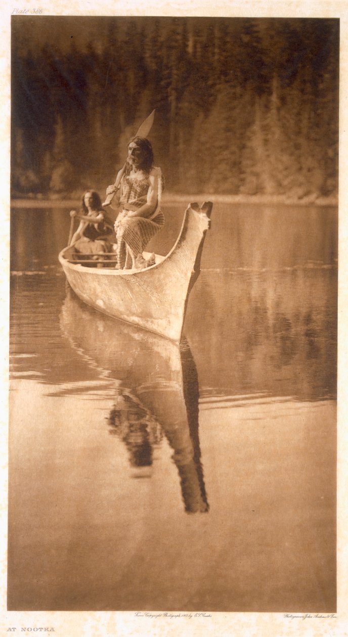 Hos Nootka af Edward Sheriff (after) Curtis