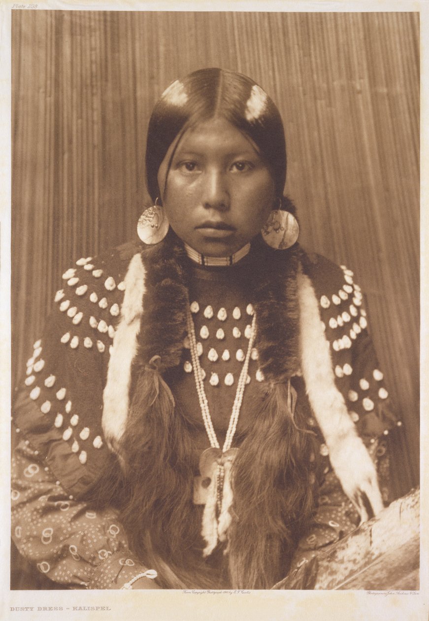 Støvet kjole - Kalispel af Edward Sheriff (after) Curtis