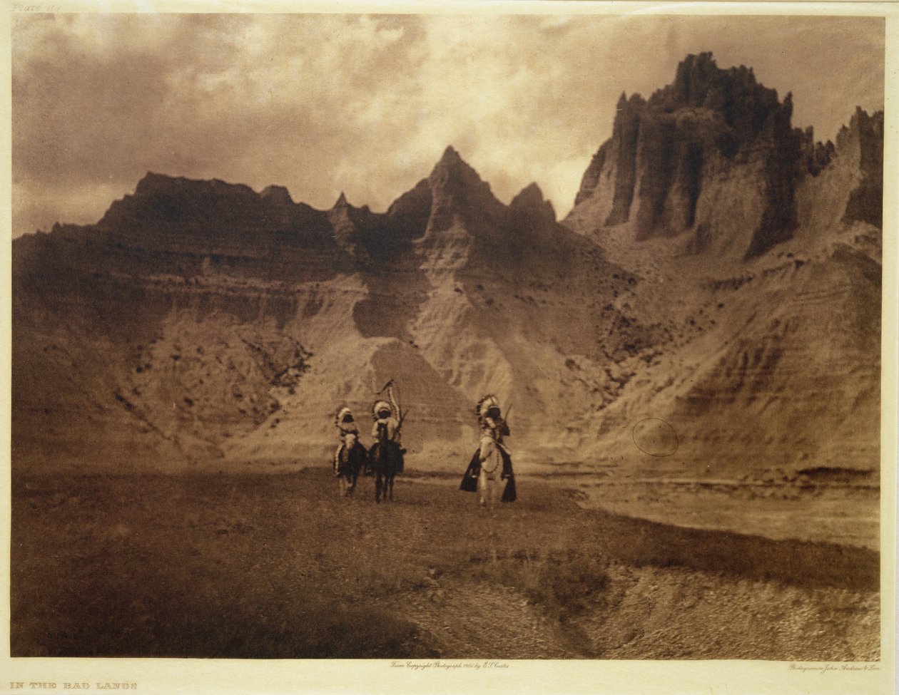 I Badlands af Edward Sheriff (after) Curtis
