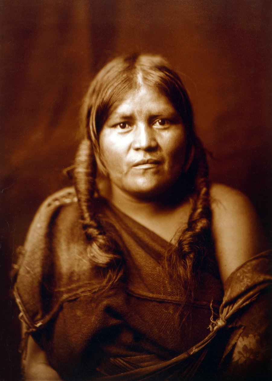 En Hopi-kvinde, indisk, ca. 1904, foto af Edward S. Curtis af Edward Sheriff Curtis