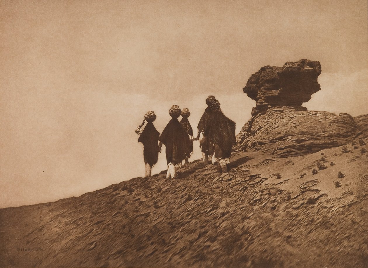 Acoma vandpiger af Edward Sheriff Curtis