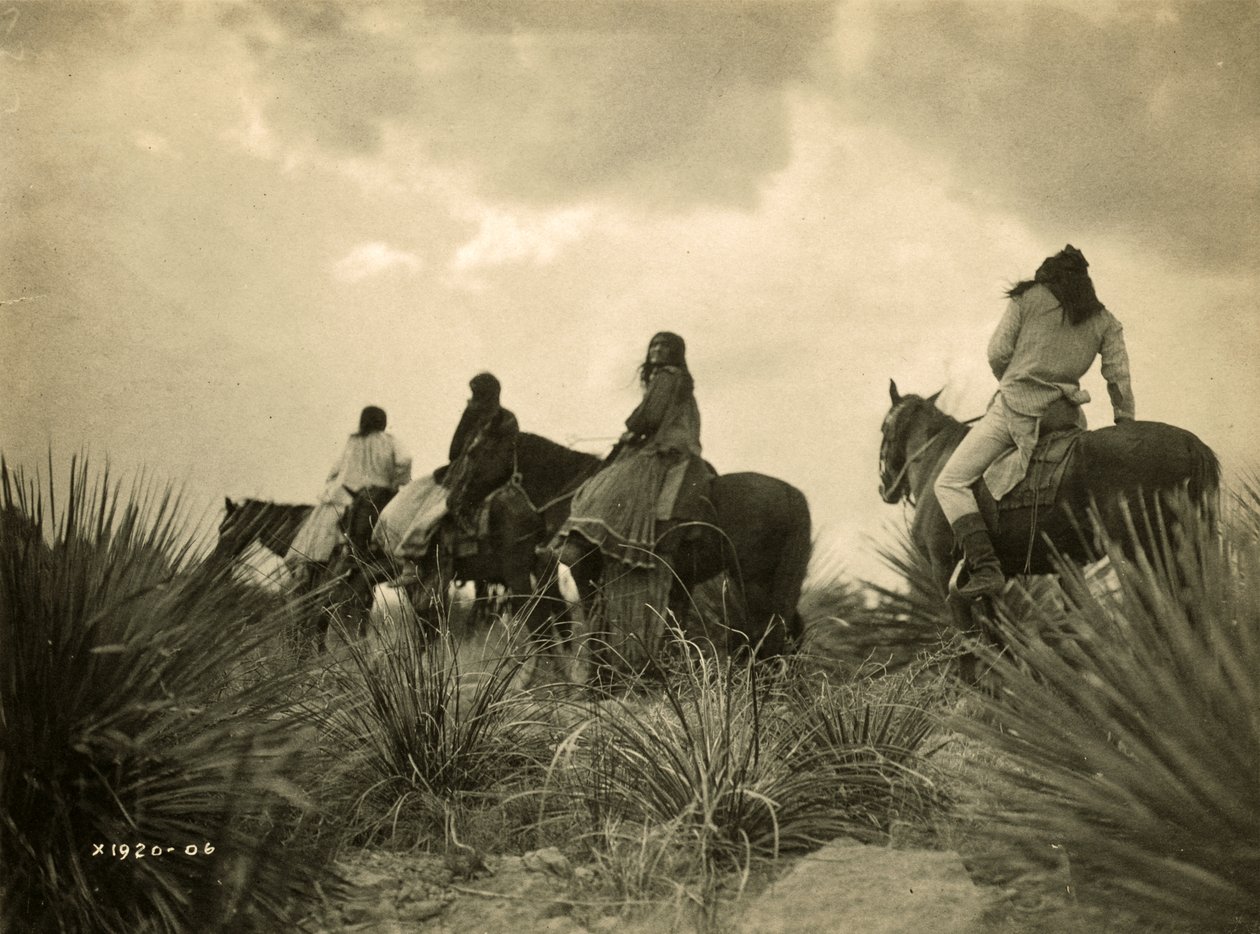 Før stormen, ca. 1906 (s/h-foto) af Edward Sheriff Curtis
