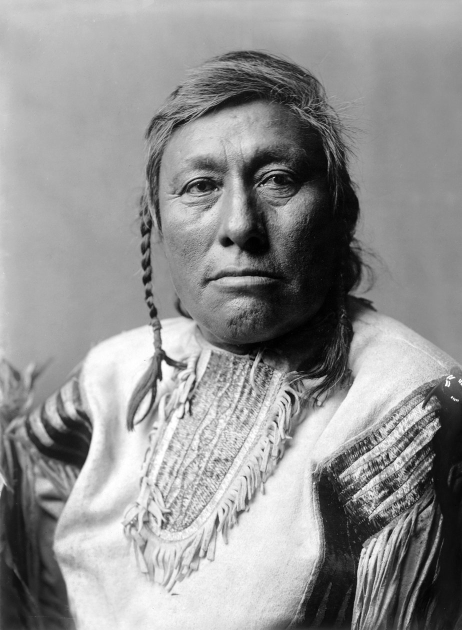 Long Time Dog, indisk, ca. 1908, foto Edward S. Curtis af Edward Sheriff Curtis