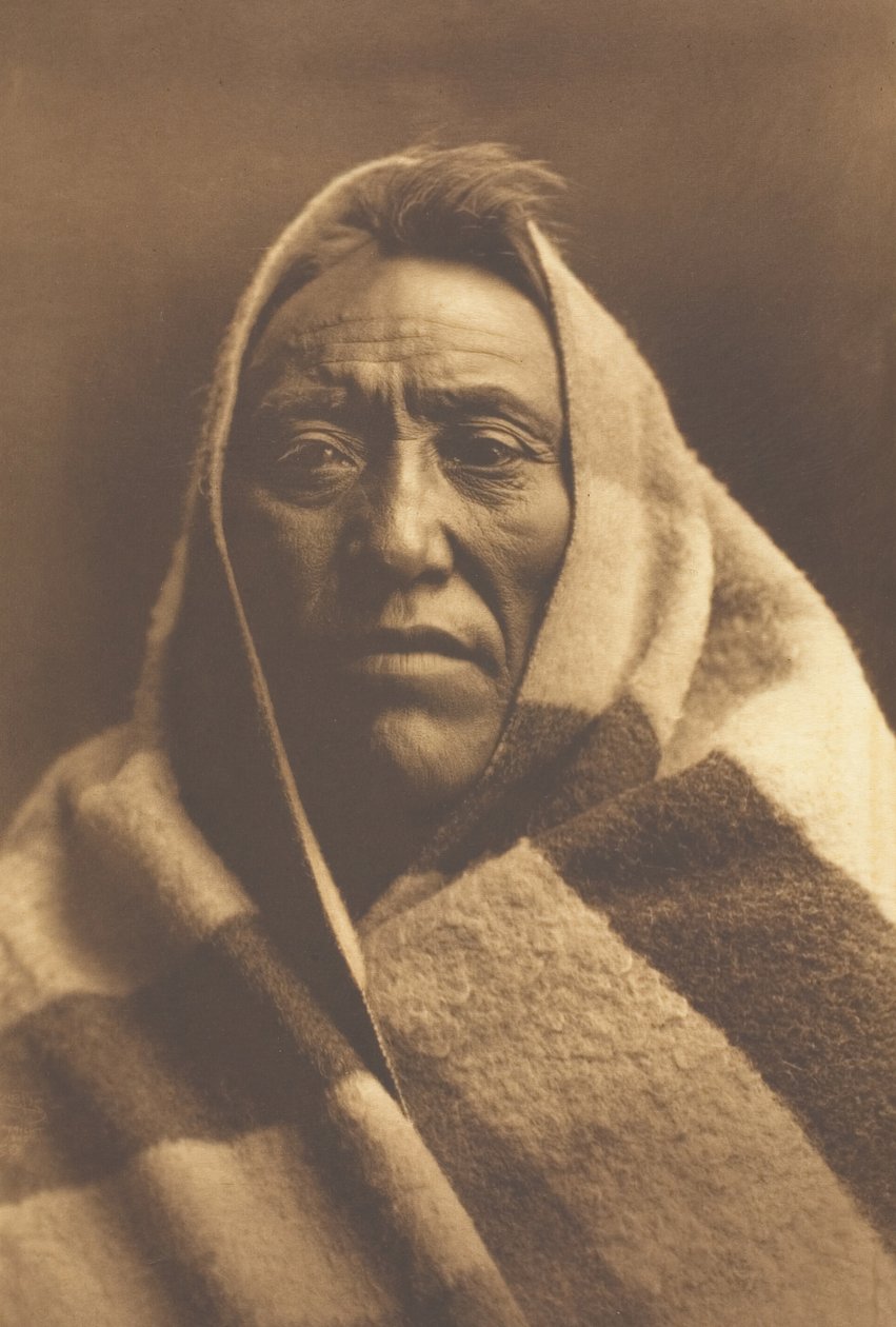 Mellemkalv - Piegan, 1900. af Edward Sheriff Curtis