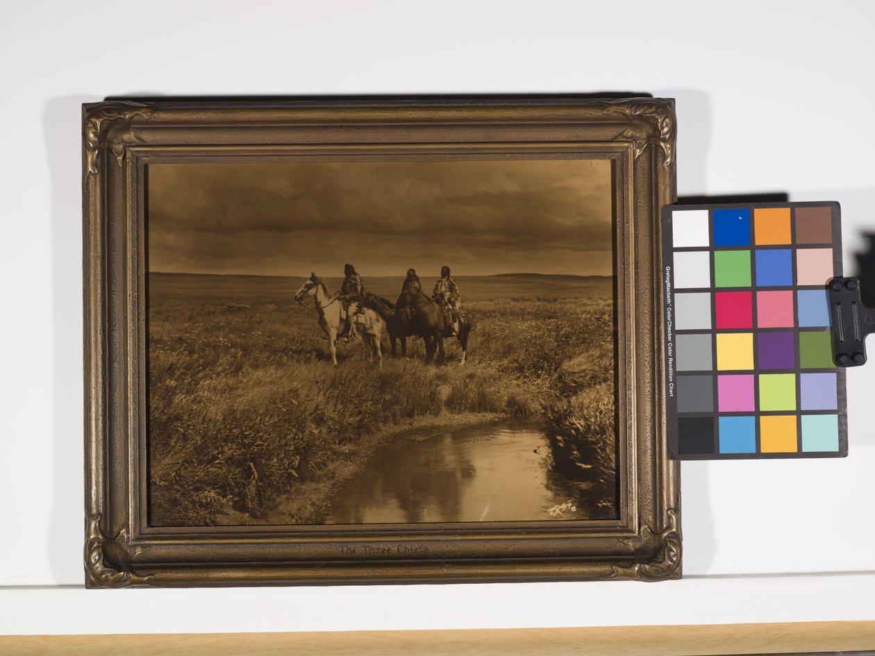 De tre høvdinge, Piegan af Edward Sheriff Curtis