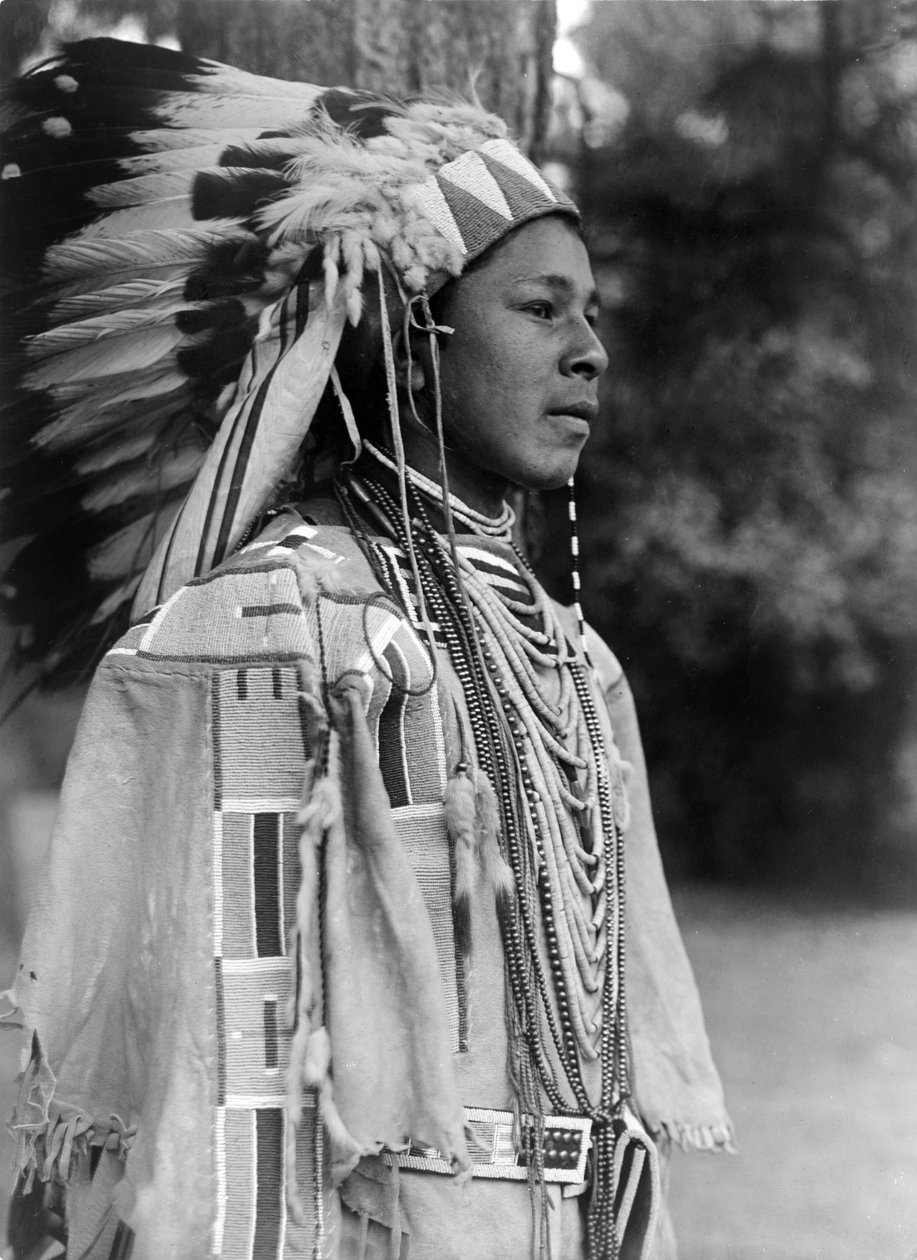 Ungdom i ferie kostume, umatilla, ca. 1910, Photo Edward S. Curtis af Edward Sheriff Curtis