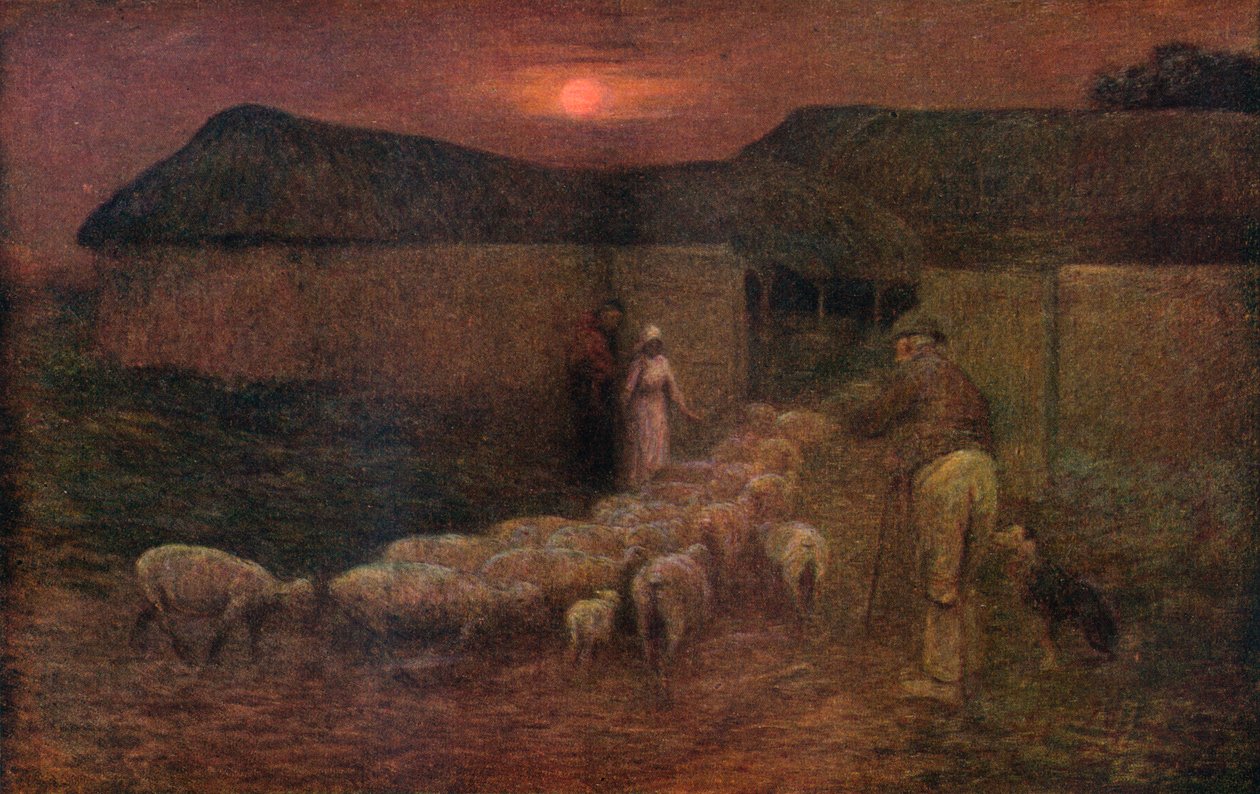 Foldetid, c1900, 1918 af William Edward Stott