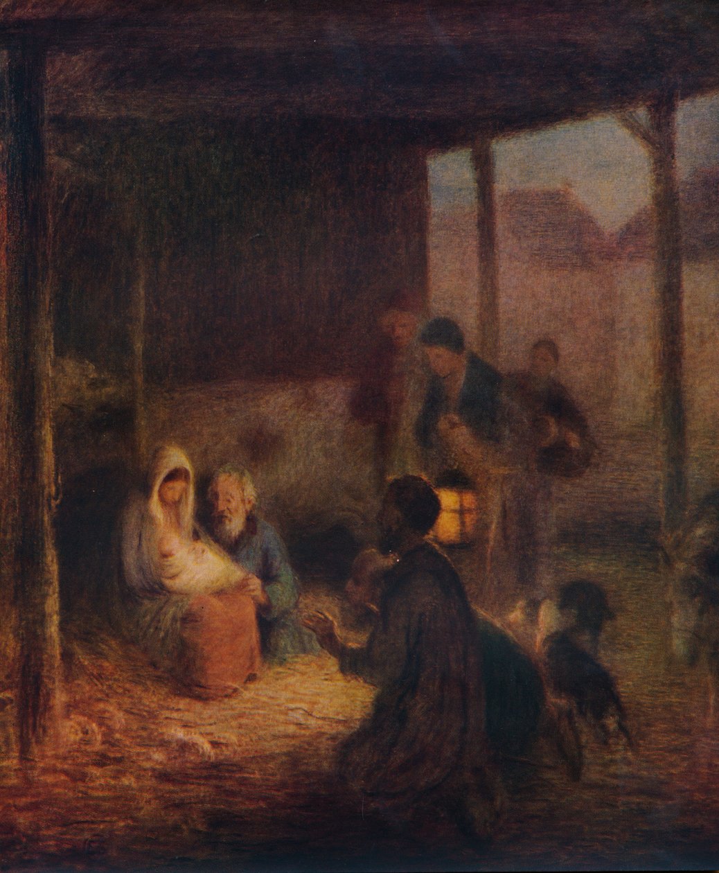 Der var ingen plads på kroen, 1935 af William Edward Stott