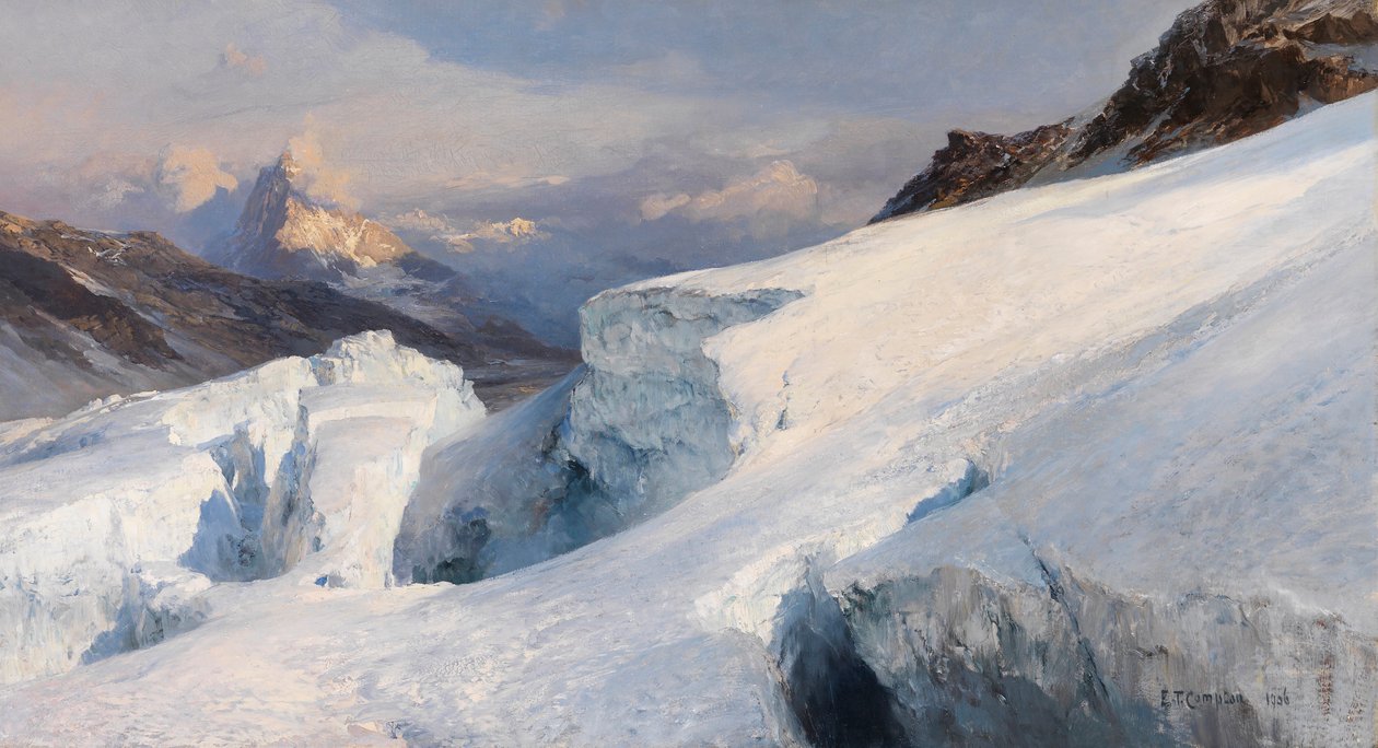 Glacier plateau, 1906. af Edward Theodore Compton