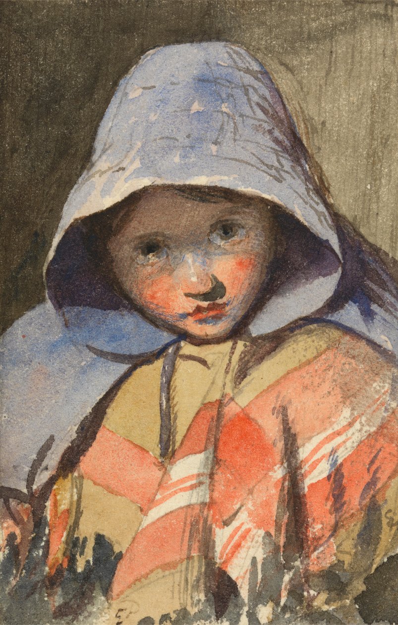 Hovedet af en pige af Edward Thompson Davis