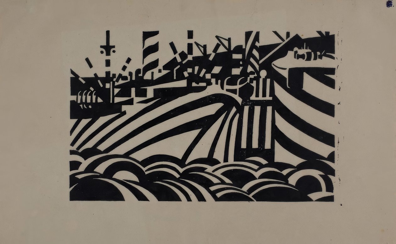 Dock-musik af Edward Wadsworth