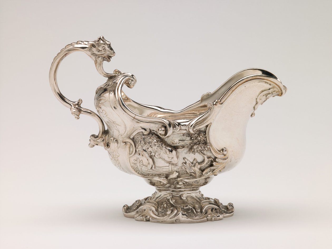 Flødekande, ca. 1750 (sølv) af Edward Wakelin