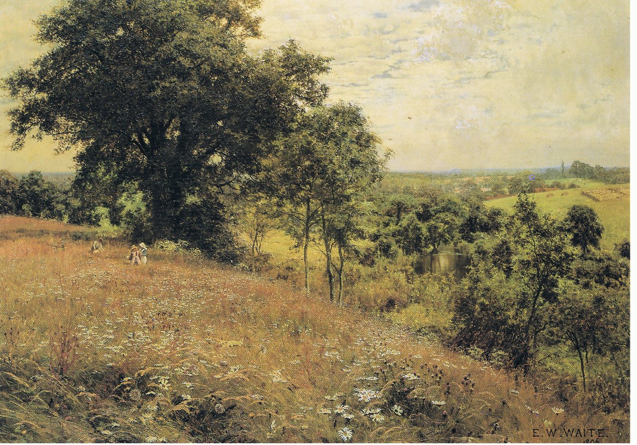 På engen af Edward Wilkins Waite