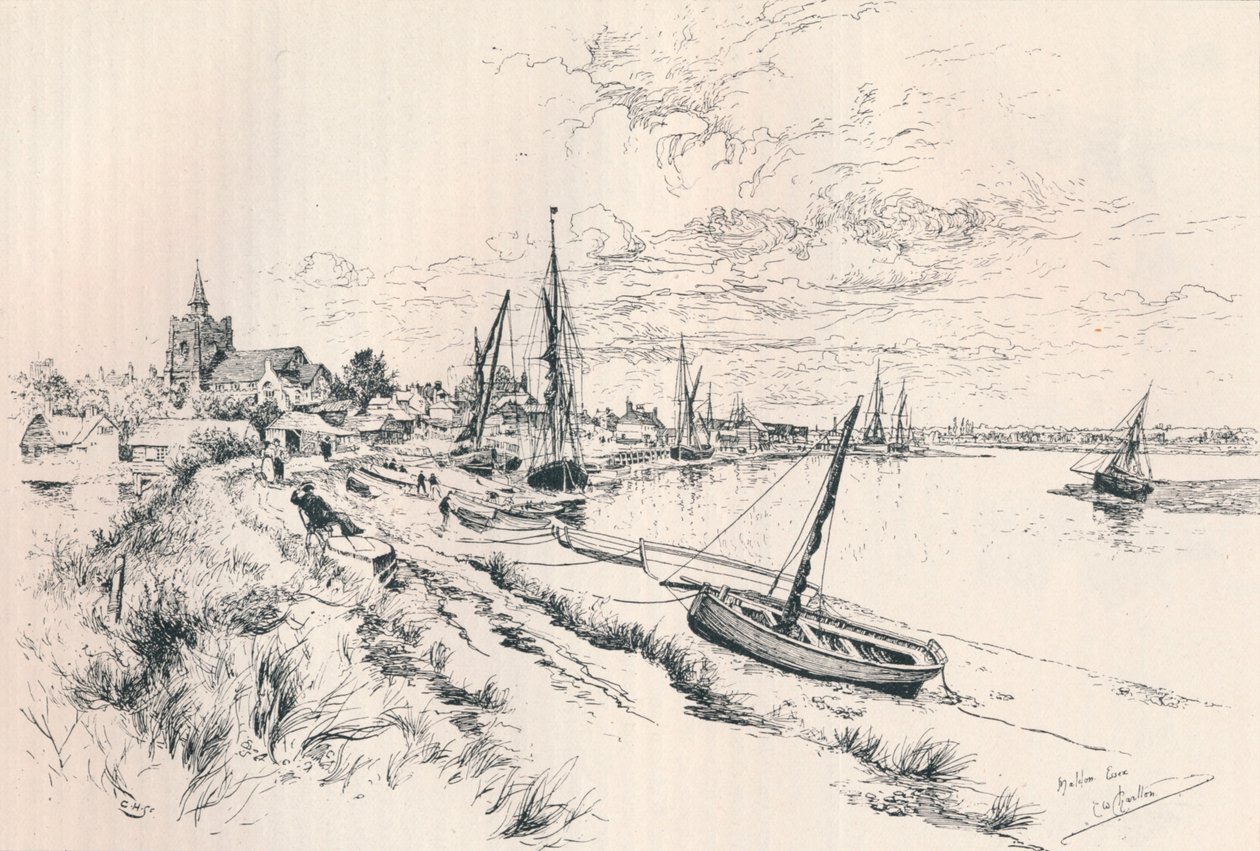 Maldon, Essex, c1879-1898, 1898 af Edward William Charlton