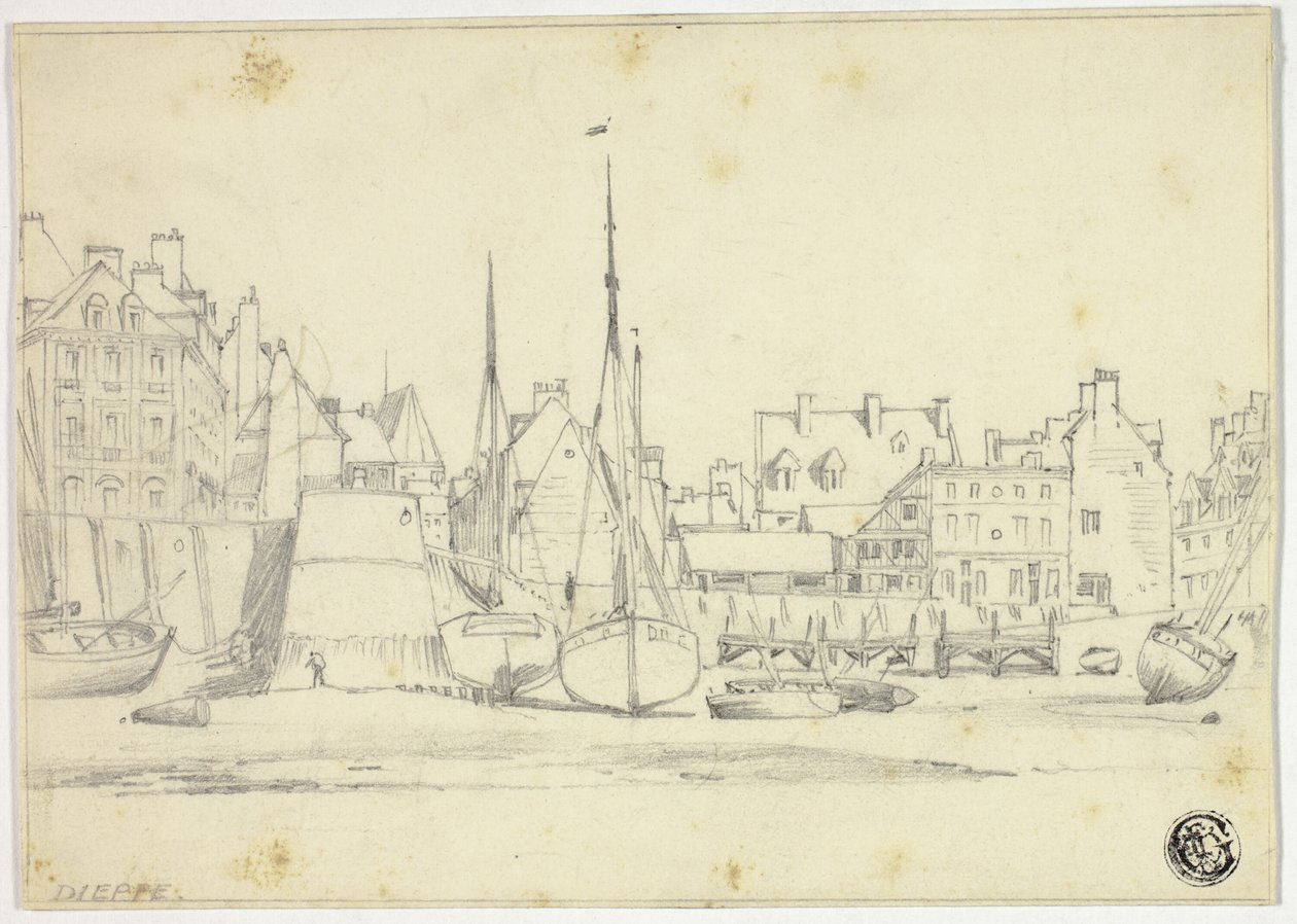Dieppe af Edward William Cooke