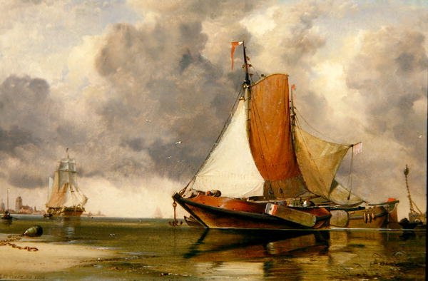 Hollandsk pram af Edward William Cooke