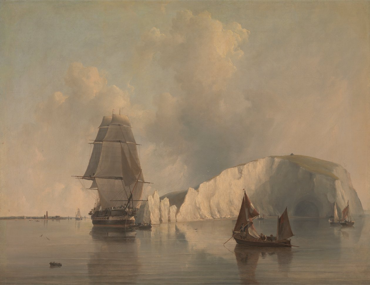 Off the Needles, Isle of Wight af Edward William Cooke