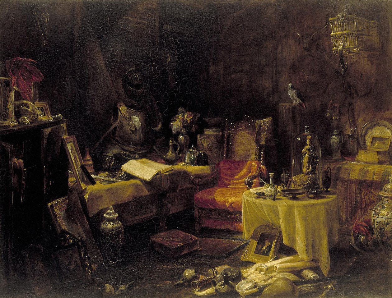 Antikvariecellen af Edward William Cooke