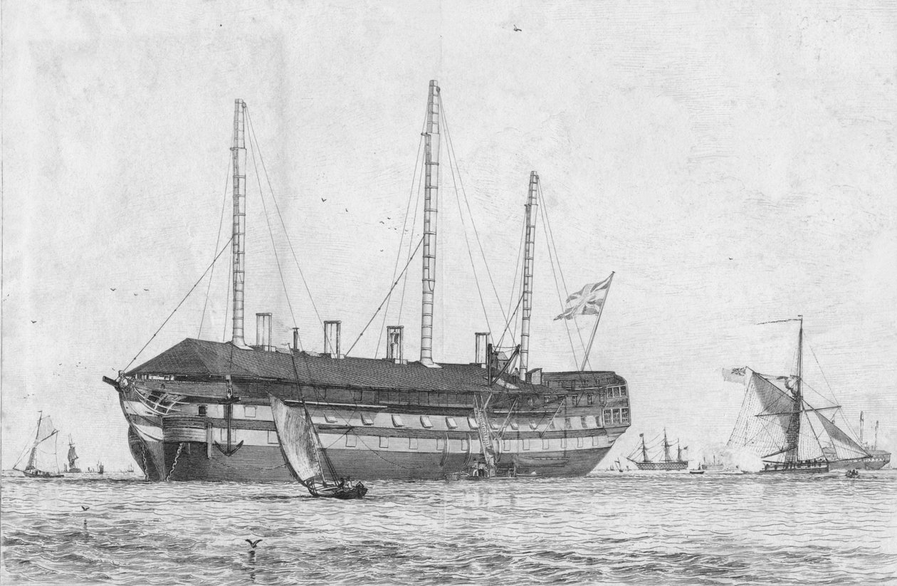 Hastings. Fireoghalvfjerds, 1829. af Edward William Cooke
