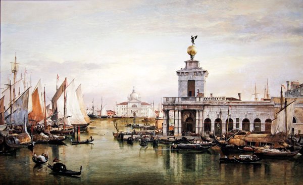 Venedig (olie på lærred) af Edward William Cooke