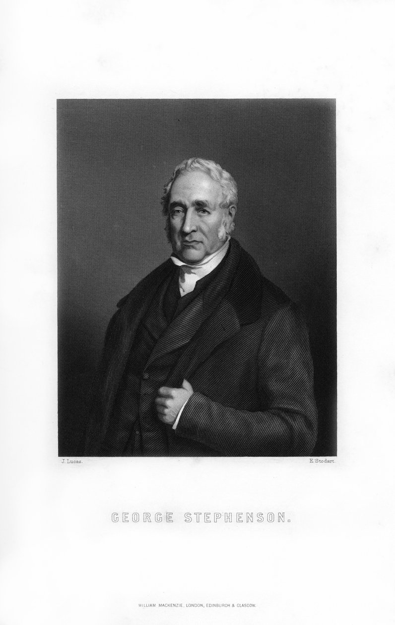 George Stephenson, engelsk maskiningeniør, 1899. af Edward William Stodart