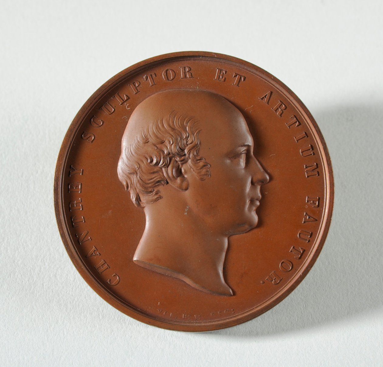 Medaljon til Francis Chantrey af Edward William Wyon