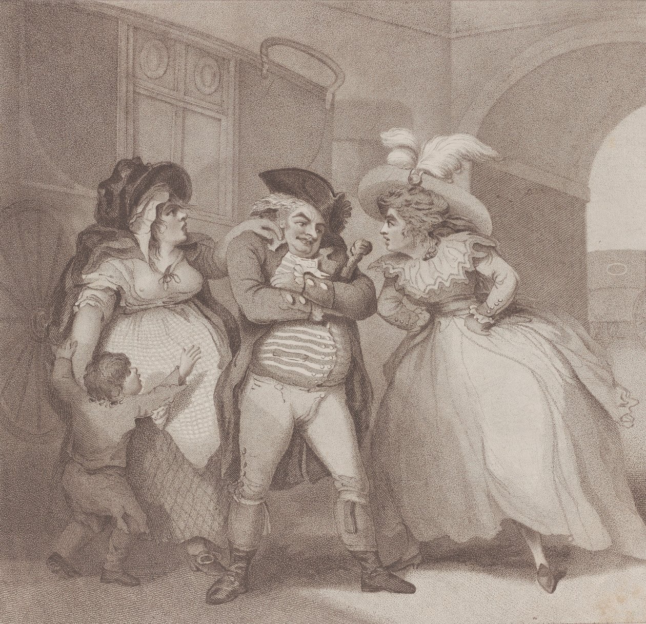 Polygami, [1. august 1787], genudgivet 1. juli 1802. af Edward Williams