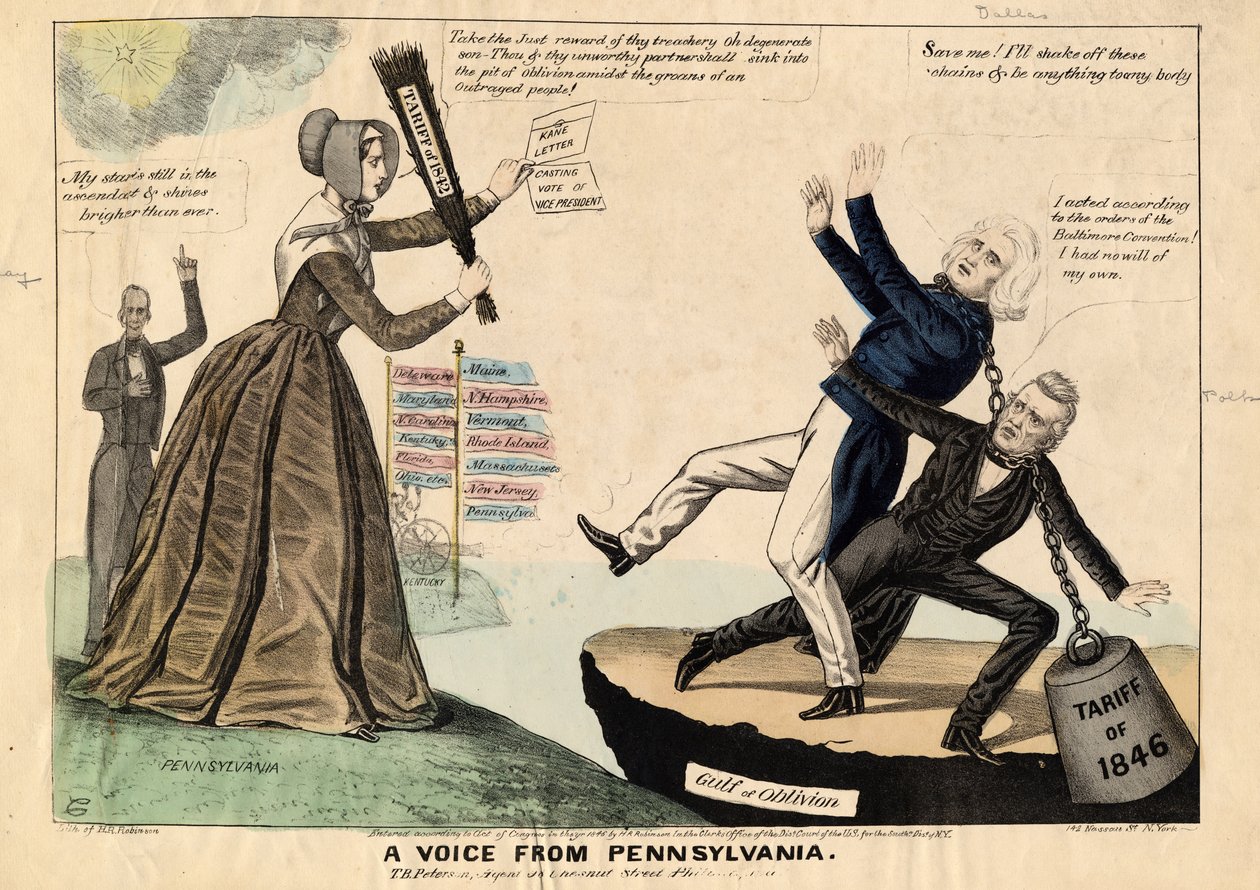 En stemme fra Pennsylvania, udgivet af HR Robinson, New York, 1846 af Edward Williams Clay