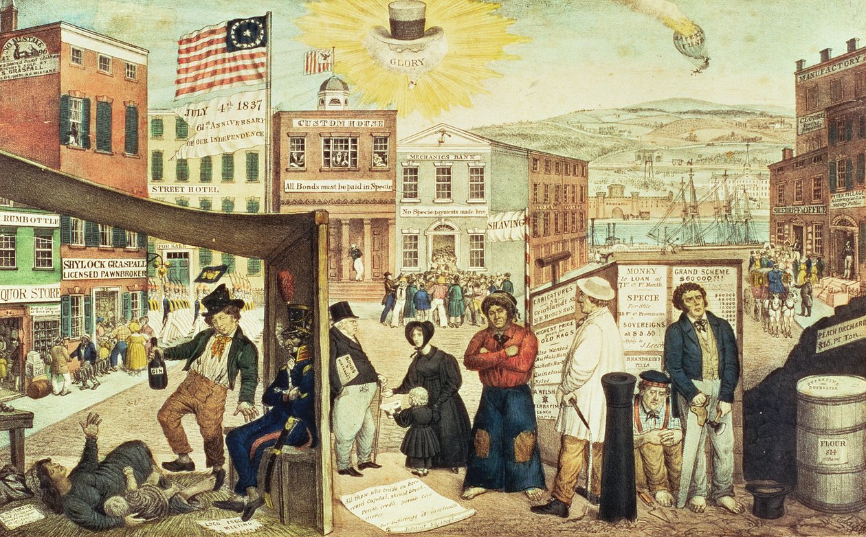 The Times, pub. af H.R. Robertson, New York, 1837 af Edward Williams Clay
