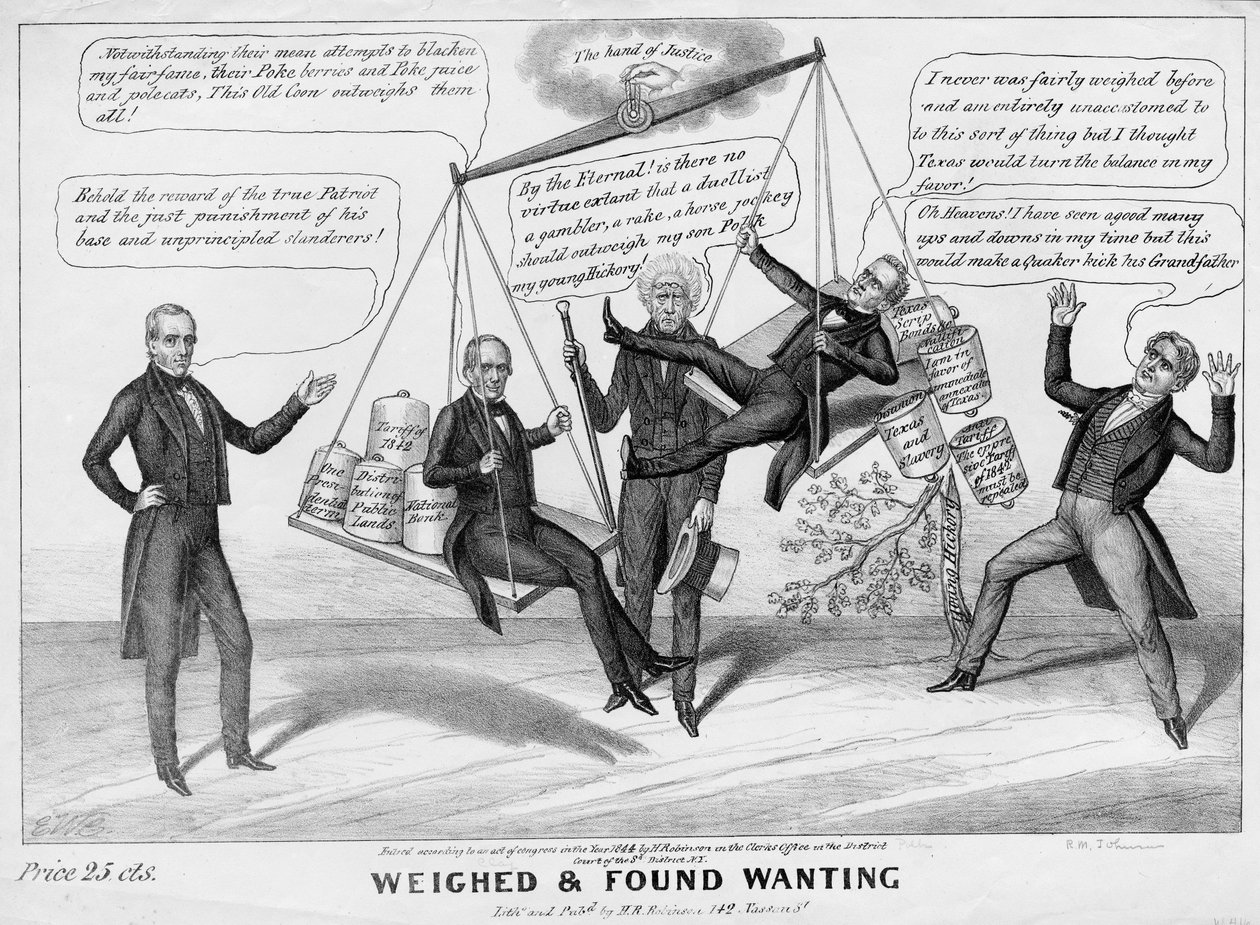 Vejet og fundet mangler, udgivet af H R Robinson, New York, 1844 af Edward Williams Clay