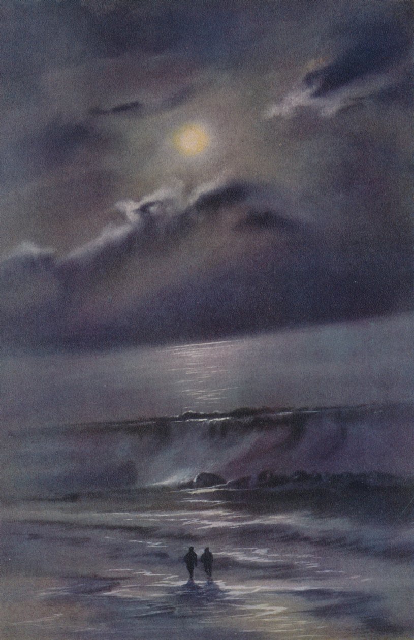 Rampen og Erebus skråninger, 1911, 1913 af Charles Edward Wilson