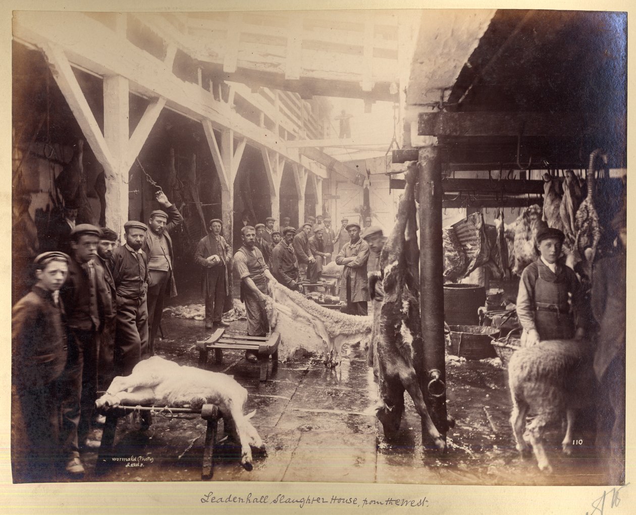 Leadenhall Slaughter House, fra Vesten af Edward Wormald