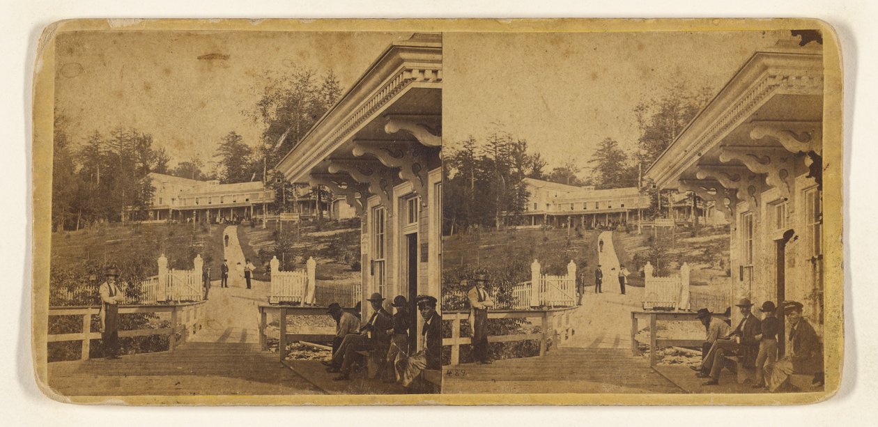 Cresson Mountain House. Beliggende på en af de højeste toppe i Alleghenies...[Pennsylvania Central R.R.]. af Edward and Henry T. Anthony and Co.