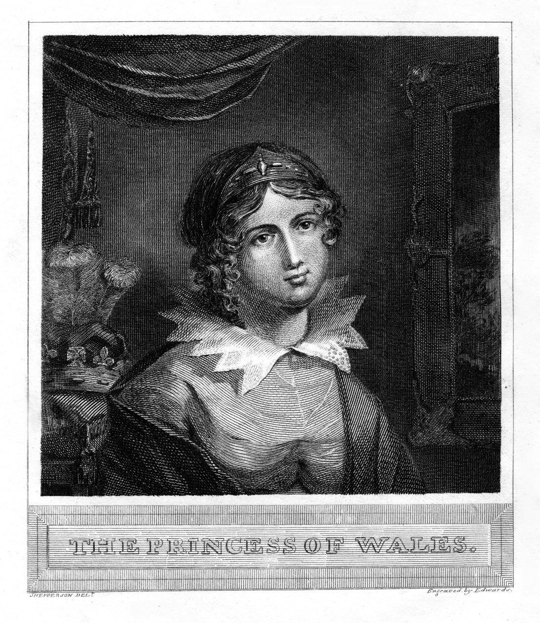 Prinsessen af Wales, 1800-tallet. af Edwards
