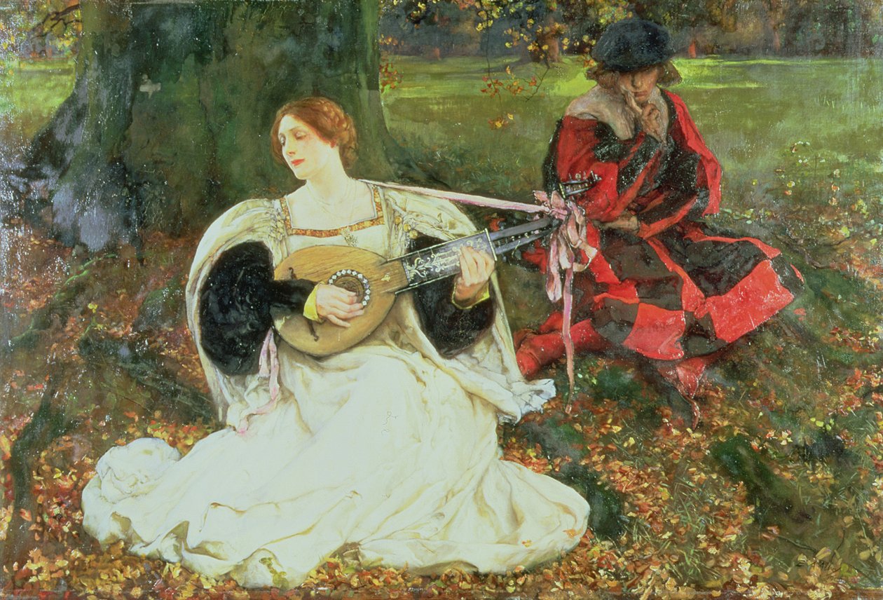 Fair Is My Love, 1900 af Edwin Austin Abbey
