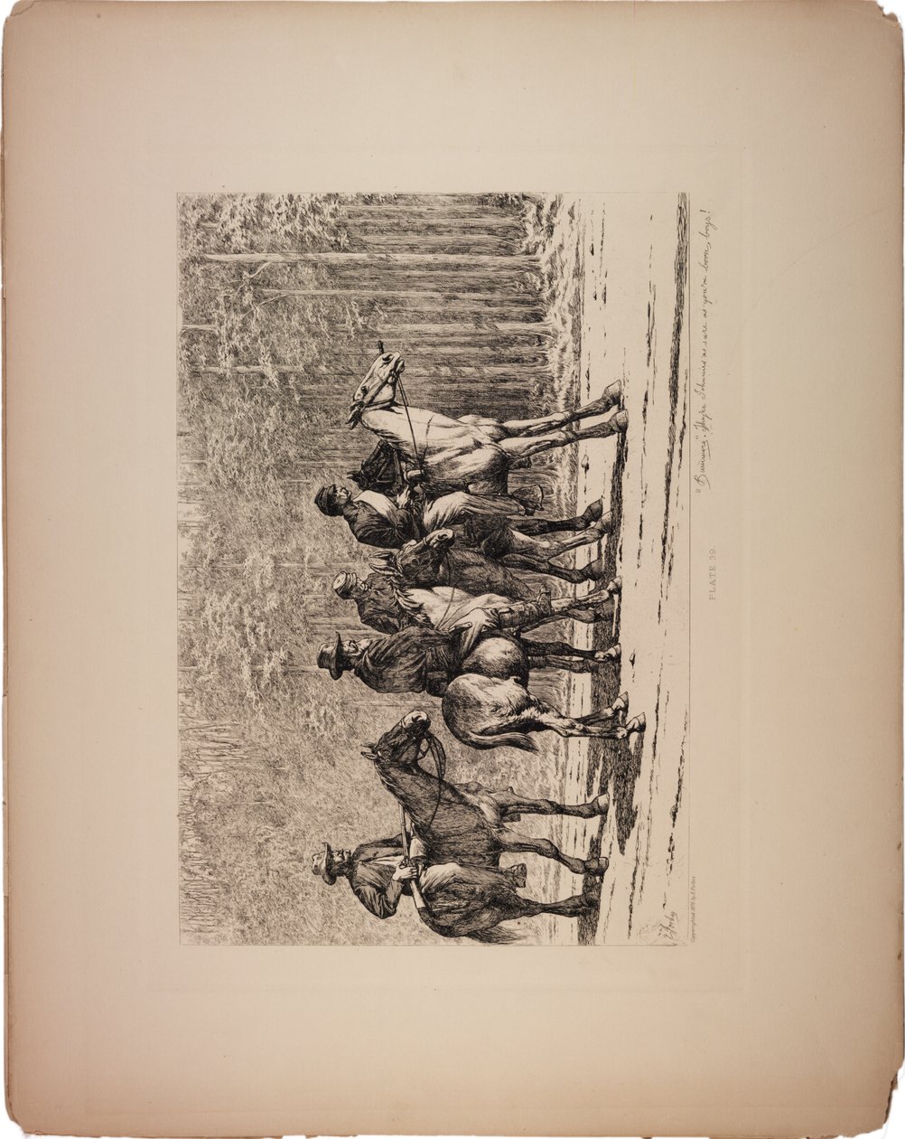Bummers, 1876 af Edwin Austin Forbes