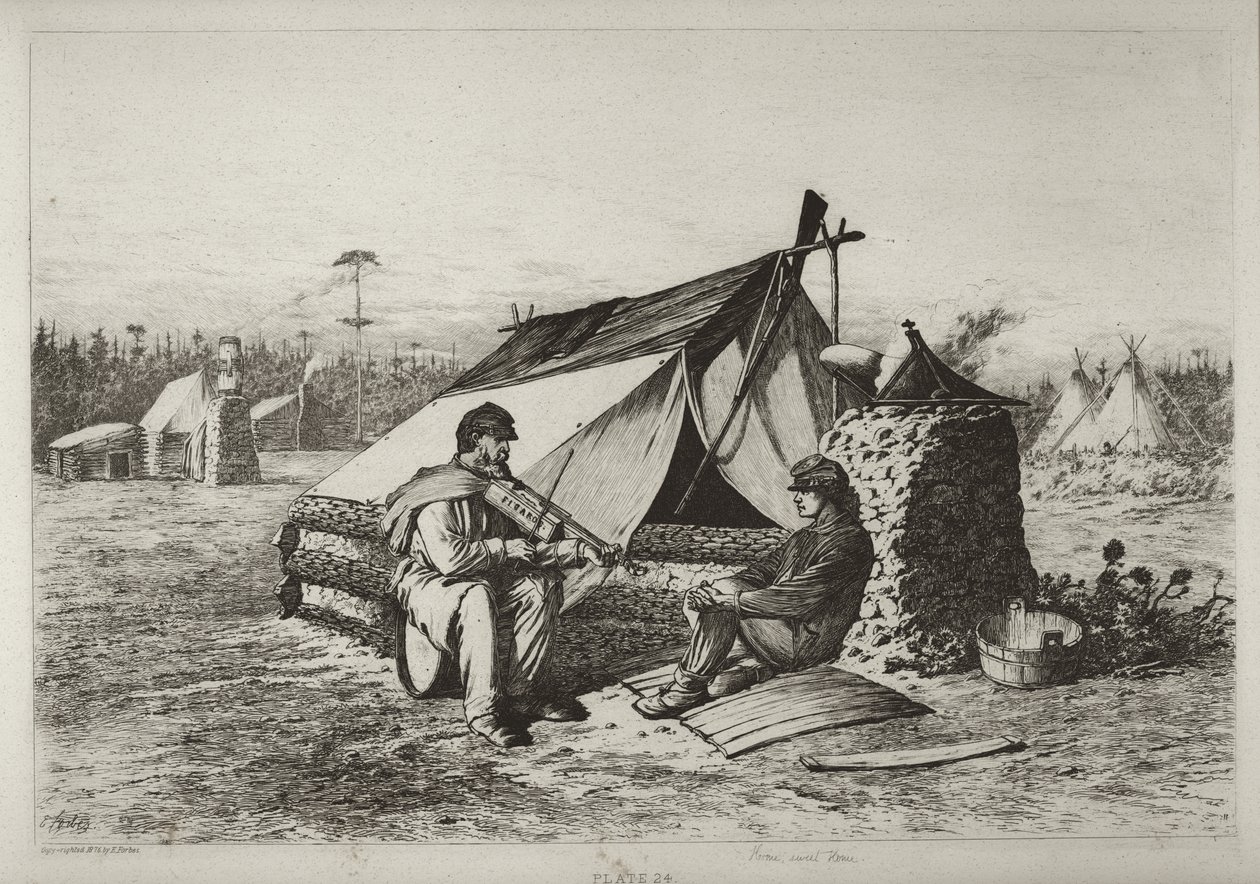 Home, Sweet Home, af Edwin Forbes af Edwin Austin Forbes