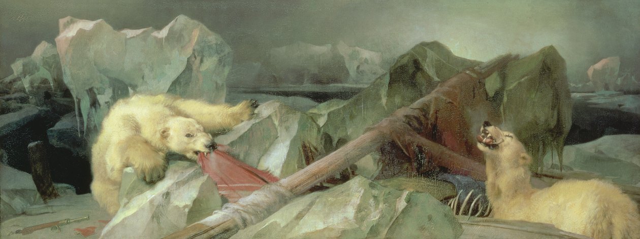 Mennesket foreslår, Gud disponerer, 1864 af Edwin Landseer