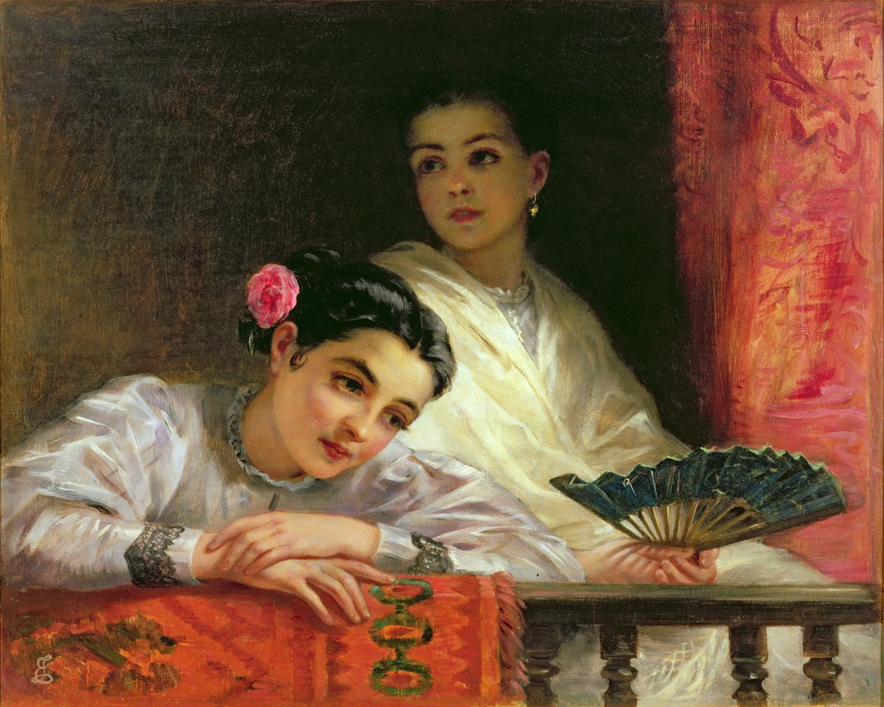 Balkonen, 1875 af Edwin Longsden Long