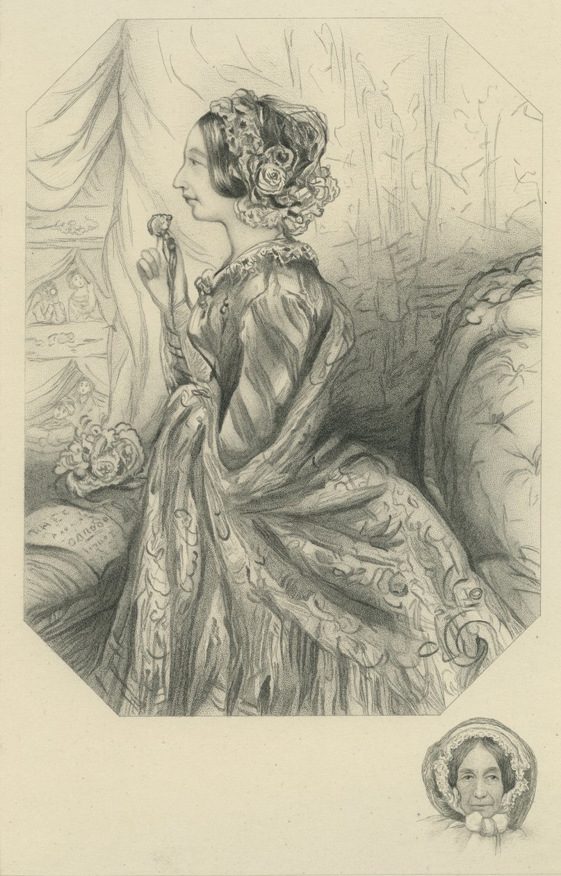 Mrs. John Dickens - Mor til Charles Dickens af Edwin Roffe