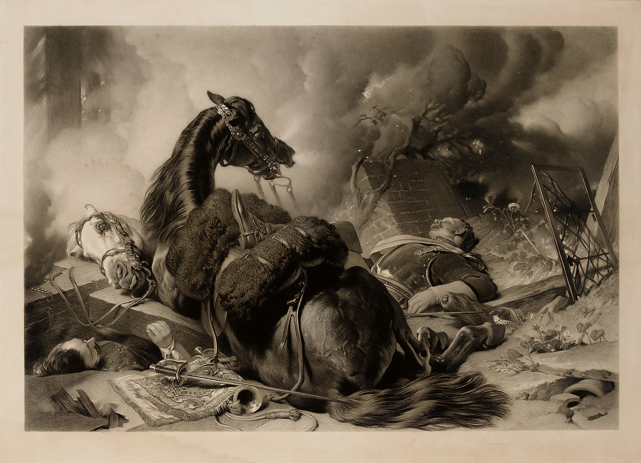 Time of War og Time of Peace, gravering af Thomas Lewis Atkinson (gravering) af Edwin (after) Landseer