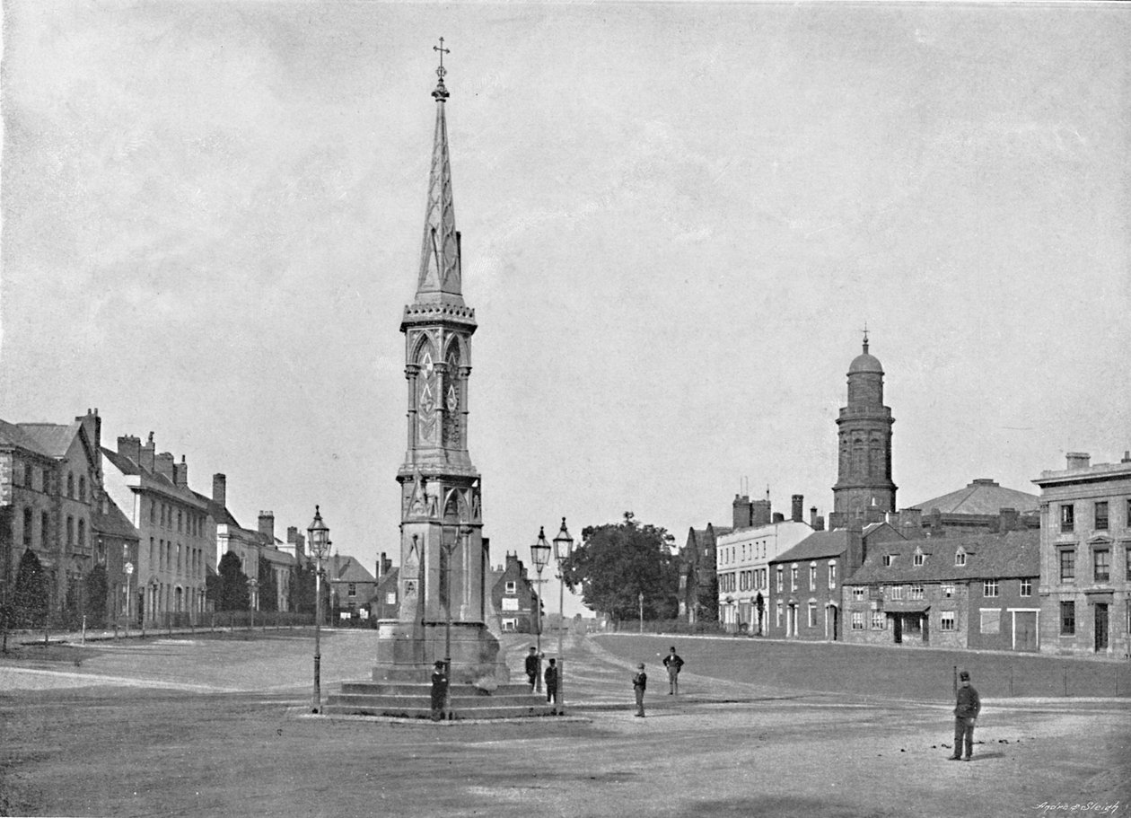 Banbury Cross, c1896 af Edwin A. Walford