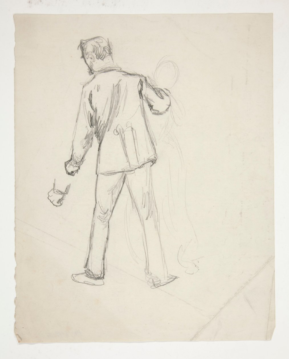 En mandlig og en kvindelig figur af Edwin Austin Abbey